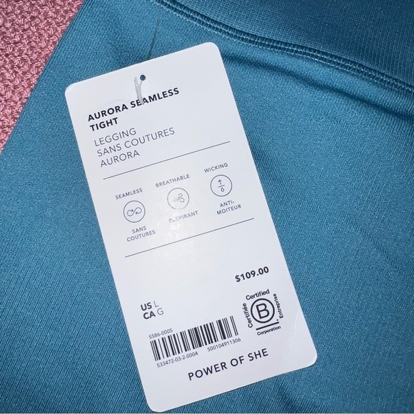 Athleta Aurora Seamless Leggings size L - Picture 6 of 7